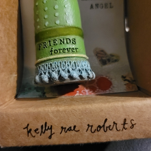 Kelly Rae Roberts Winged Inspirational Angel 4" Friends Forever - Picture 3 of 7